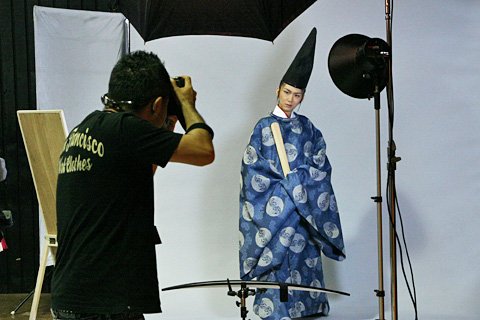 ニコニコミュージカル第7弾『源氏物語』で光源氏を演じるぽこたさんのポスター撮影をレポート！-3