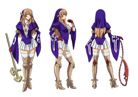 テレビアニメ『クイーンズブレイド リベリオン』のキャラクター情報が到着！　第1弾は「叛乱の騎士姫 アンネロッテ」と「異端審問官 シギィ」-5