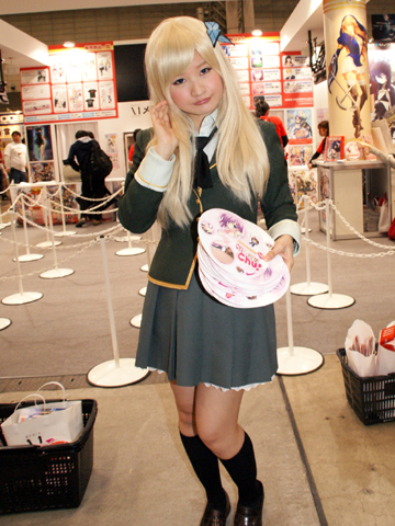 【ACE2012】メディアファクトリーブースでは、人気アニメのヒロインコスプレイヤーがお出迎え！新作グッズの販売は春新番のPVも大公開！-15