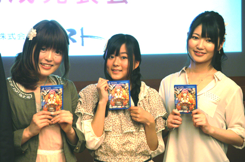 『シェルノサージュ』完成発表会で土屋ディレクターに加え、加隈亜衣さん、水瀬いのりさん、井ノ上奈々さんによるトークを披露！-8