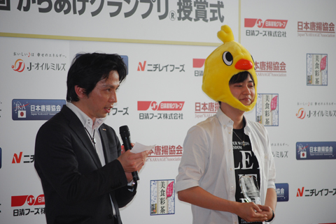 声優、下野紘さんが2012年ベストカラアゲニストに決定！　友人のヒャダインさんも応援に登壇!?