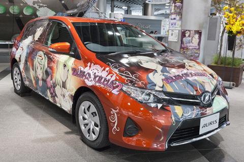 『テイルズ オブ エクシリア2』公式痛車が池袋アムラックスに出現!-1