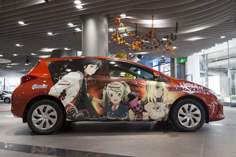 『テイルズ オブ エクシリア2』公式痛車が池袋アムラックスに出現!-4