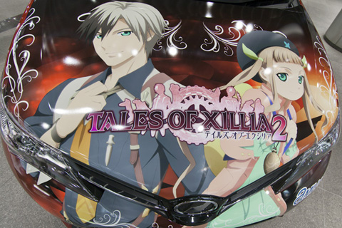 『テイルズ オブ エクシリア2』公式痛車が池袋アムラックスに出現!-9