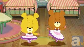 大ヒット絵本シリーズ『くまのがっこう』の人気キャラクター、ルルとロロが主人公のアニメ『がんばれ！ルルロロ』が1月17日より放送開始！