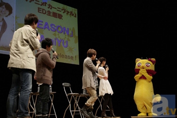 下野さん、神谷さん、遠藤さんによる、息の合ったトークとちょっぴり天然な解答が飛び交ったアニメ『カーニヴァル』開幕公演イベントの模様をレポート-13