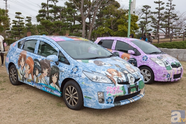 海楽フェスタで『ガールズ&パンツァー』の新痛車が2台お披露目！　なんと、一般販売も決定！-1