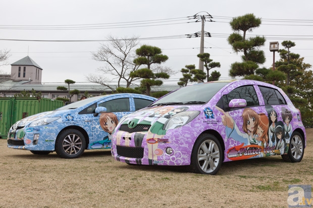 海楽フェスタで『ガールズ&パンツァー』の新痛車が2台お披露目！　なんと、一般販売も決定！-12