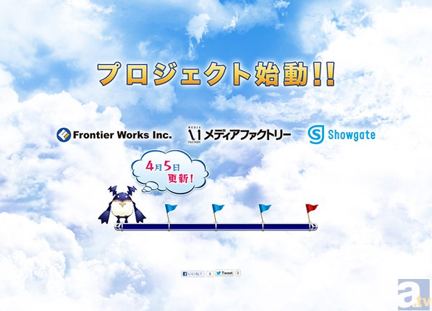 アニメ、出版、劇場などの得意分野の異なる「フロンティアワークス」、「メディアファクトリー」、「ショウゲート」の「GDR」プロジェクトが発足-1