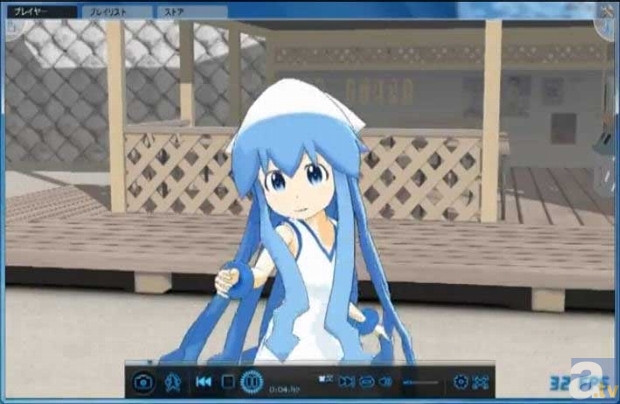 イカ娘がパソコン上で踊る！　「キャラミんストア」で『侵略!?イカ娘』の3Dコンテンツを配信開始！-1