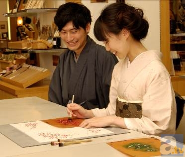 「京まふ2013」で、「摺型友禅染」と『CCさくら』がコラボ！　オリジナルランチョンマットを制作する体験教室を開催！-2