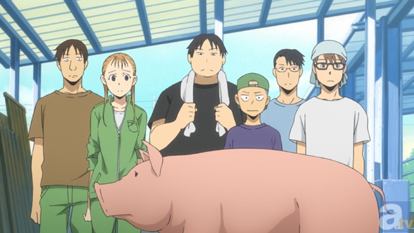テレビアニメ『銀の匙 Silver Spoon』第10話「八軒、豚丼と別れる」より先行場面カットが到着！