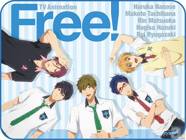 AGF2013事前通販『Free！』ブランケットのビジュアルが公開！-1