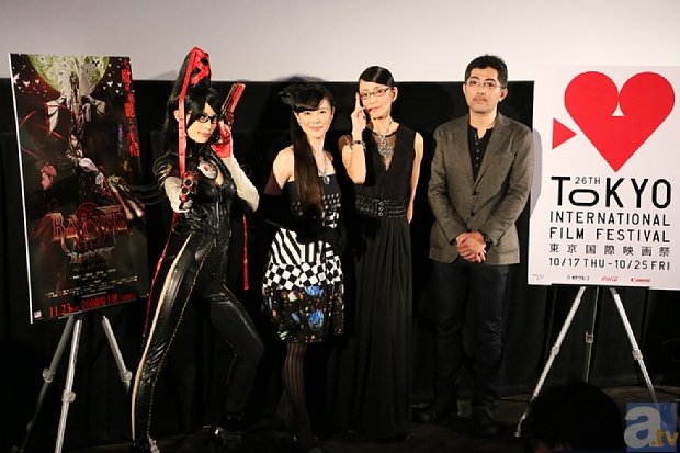 第26回東京国際映画祭の『BAYONETTA Bloody Fate』舞台挨拶レポートをお届け！　「気持ちよく昇天していただけましたでしょうか？」（田中敦子さん）-1