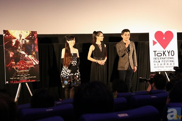 第26回東京国際映画祭の『BAYONETTA Bloody Fate』舞台挨拶レポートをお届け！　「気持ちよく昇天していただけましたでしょうか？」（田中敦子さん）