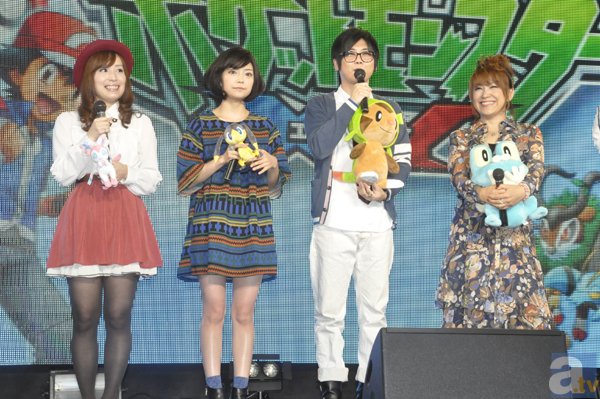 サトシ役の松本梨香さんを始めとする主要キャスト陣も駆けつけた『ポケットモンスター ＸＹ』記者発表会をレポート