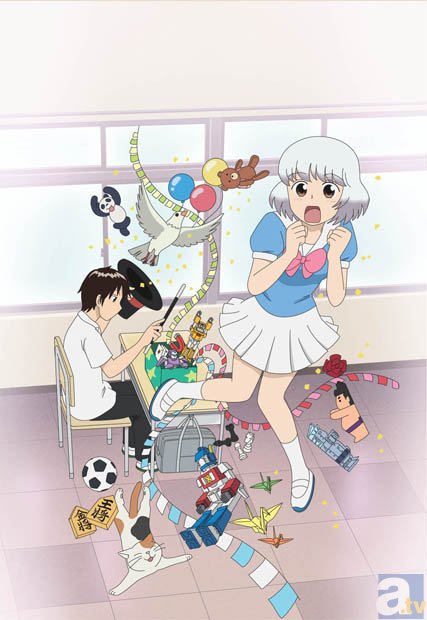 異色の机上エンターテイメントアニメ『となりの関くん』が2014年1月スタート！ 出演の下野紘さんと花澤香菜さん、原作の森繁拓真さんアフレコ取材レポート-4