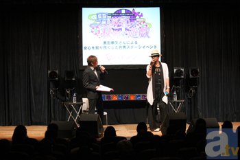 【AGF2013】ドキドキのトークと妖艶な朗読を披露！　『男遊郭秘めたる遊戯』いろは役・黒田崇矢さんによる「女心を知り尽くした色男ステージイベント」詳細レポート-1