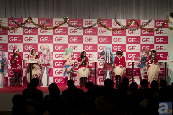 『ガールフレンド（仮）』クリスマス公開イベントに水橋かおりさん、原田ひとみさんら5人の声優がサンタ姿で登場！-7