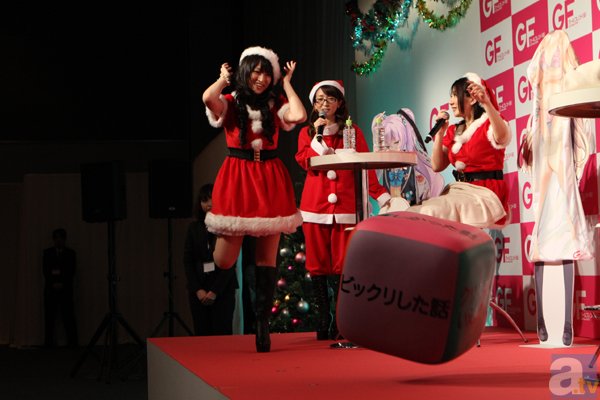 『ガールフレンド（仮）』クリスマス公開イベントに水橋かおりさん、原田ひとみさんら5人の声優がサンタ姿で登場！の画像-8