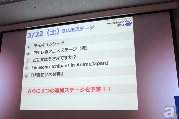 ステージイベントに『艦隊これくしょん』などの豪華タイトルの参戦が発表された「AnimeJapan 2014」第2弾情報発表会レポートの画像-10