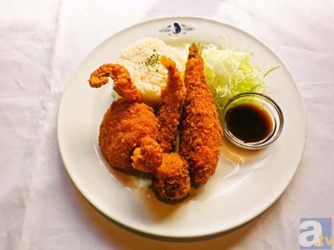 満艦飾家の謎のフライも食べられる!?　3月14日より秋葉原の「キュアメイドカフェ」で『キルラキル』とのコラボカフェがスタート！-5