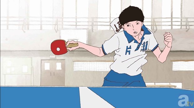 テレビアニメ『ピンポン』、渋谷「EST」内卓球施設「渋谷卓球倶楽部」とのコラボを5月1日よりスタート！　期間中のフロア内は『ピンポン』で染まる！-3