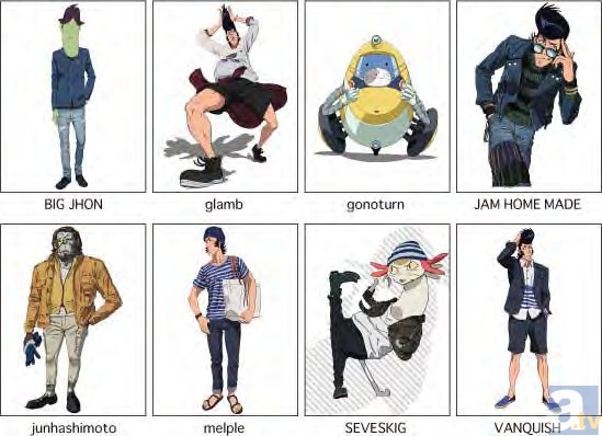 アニメ『スペース☆ダンディ』ファッションコーディネート企画が決定！　ダンディたちが8ブランドのアイテムを身に着け、ZOZOTOWN＆WEARに登場！