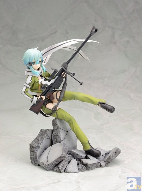 アニメ放映中『ソードアート・オンラインII』より スナイパー「シノン」のフィギュアが2014年12月発売!-2
