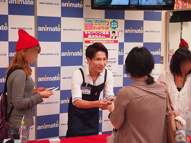 鈴木裕斗さんがアニメイト渋谷1日店長に就任!「5pb.×アニメイト 55キャンペーン」1日店長イベントをレポート!-3
