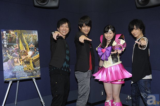 石川さん、岡本さん、赤羽さん、佐々木さんが登壇した『聖闘士星矢 LEGEND of SANCTUARY』Blu-ray＆DVD発売記者会見をレポート