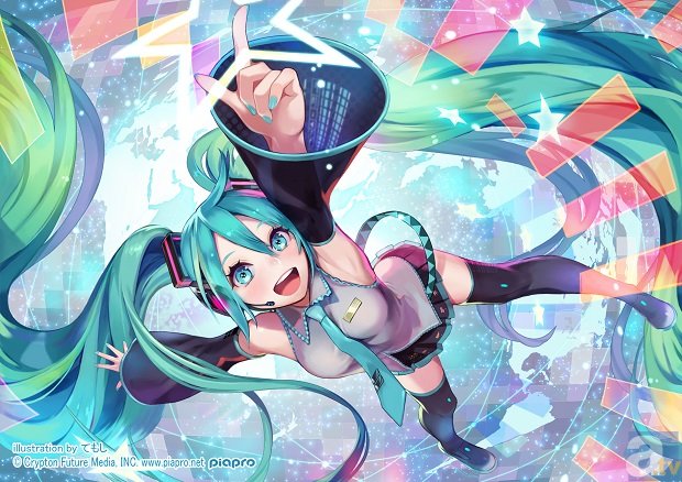 「初音ミク×TOUCH!WOWOW2014 スペシャルライブ」オリジナル初音ミクメインビジュアル完成!-1