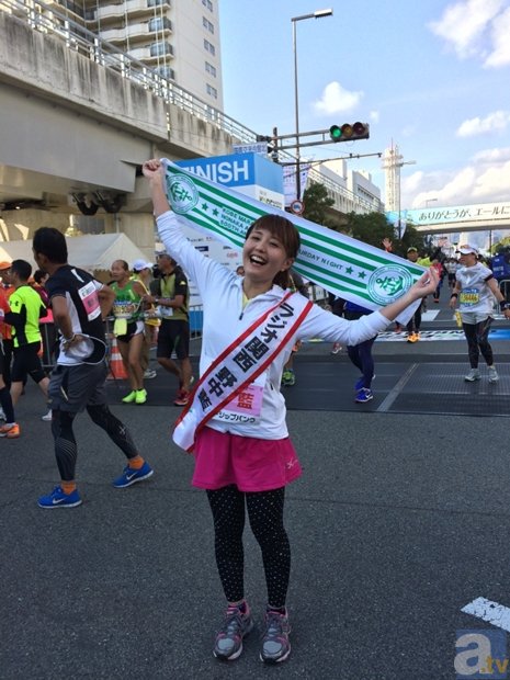 声優・野中藍さんが、神戸マラソン3年連続出場で自己記録更新！　公式レポートで当日の模様を大紹介！-1