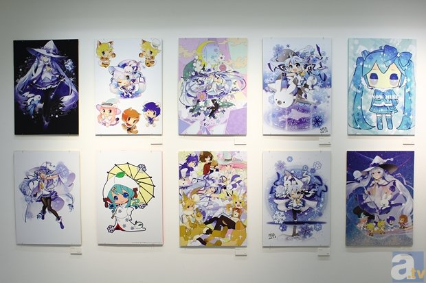 歴代の“雪ミク”がどーんと勢揃い！「SNOW MIKU東京展」フォトレポート-5