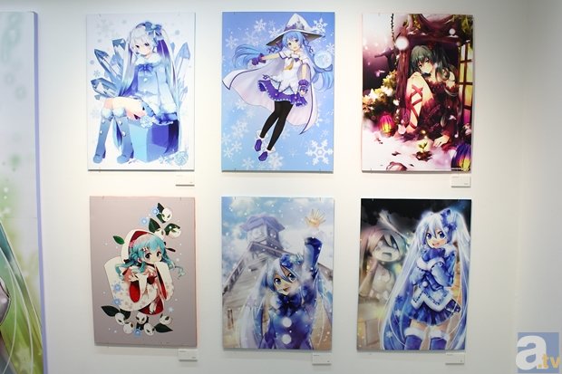 歴代の“雪ミク”がどーんと勢揃い！「SNOW MIKU東京展」フォトレポート-4