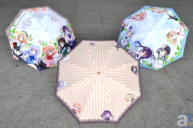 雨の日だって心ぴょんぴょん！　『ご注文はうさぎですか？』より痛傘が登場！　ワンダーフェスティバル2015にてイベント先行販売も決定-1