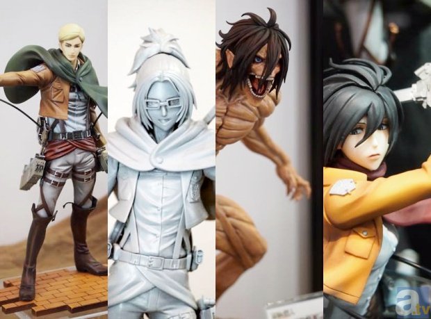 【WF2015冬】調査兵団のあの二人がフィギュア化！　『進撃の巨人』関連のフィギュアまとめて紹介！-1