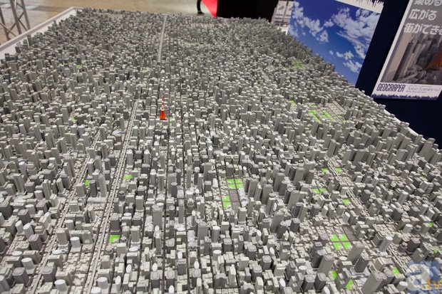 【WF2015】総額140万円!?　ワンフェス2015冬の会場にド迫力の超巨大“東京”ジオラマが出現-2