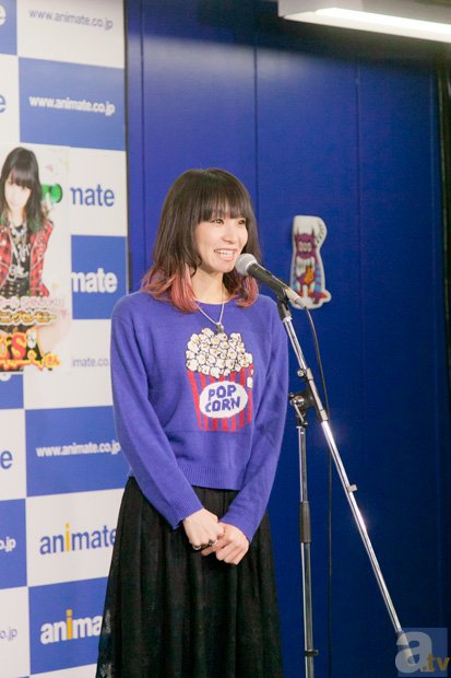 アニメイト新宿のイベント会場「アニメイトホール SHINJUKU」オープニングセレモニーにLiSAさんが登場-2