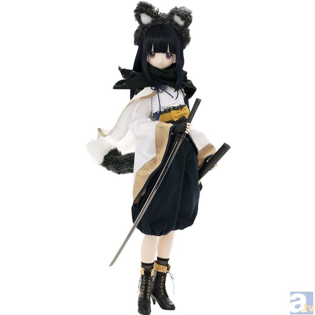 ドール、ブラックレイヴンシリーズ「天音(あまね)」から、 退妖魔服「鬼菱暈(おにびしがさ)」Ver.が登場-3