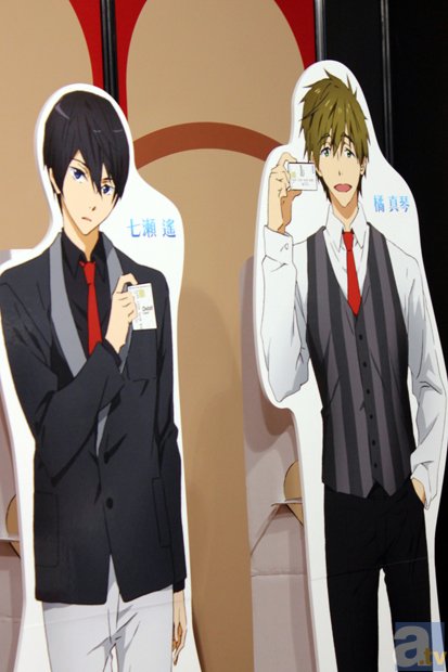 正装姿のクールな『Free!』メンバーのパネルが三菱東京UFJブースに降臨！　遥、凛をはじめとるするメンバーたちのレアな姿を激写するチャンス【アニメジャパン2015】-2