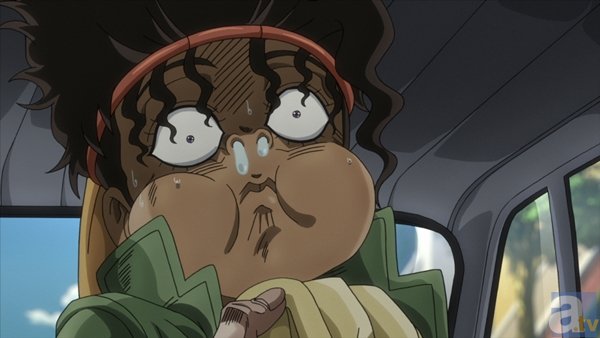 TVアニメ『ジョジョの奇妙な冒険 スターダストクルセイダース』第36話「ホル・ホースとボインゴ　その1」より先行場面カットが到着