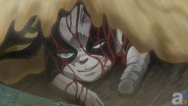 TVアニメ『ジョジョの奇妙な冒険 スターダストクルセイダース』第44話「亜空の瘴気　ヴァニラ・アイス　その3」より先行場面カットが到着-1
