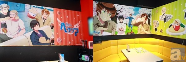 イタリア、ドイツ、日本！　見渡す限りの“世界”に大熱狂!!　アニメ『ヘタリア TWT』×カラオケアドアーズ秋葉原店コラボレーションをレポート