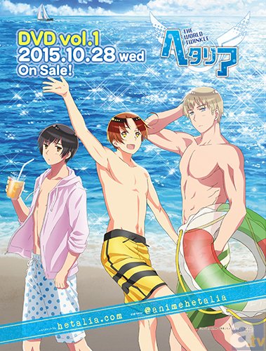 夏を彩るアニメ『ヘタリア TWT』ショッパーが登場！　「アニ☆マルシェ2015夏」＆「コミケ88」にて配布決定に-1