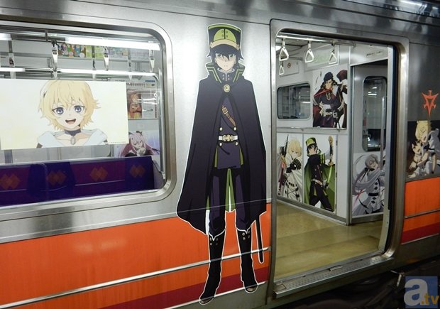 『終わりのセラフ』『境界のRINNE』などでデコったアニメ列車「京まふ号」が、東西線でも運行開始に-1
