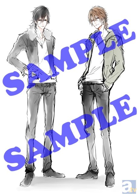 佐和真中さん出演!ドラマCD「淫魔:オレ様な誘惑・ワンコな誘惑」のキャラクターイラストのラフアップ☆-1