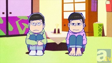 TVアニメ『おそ松さん』第3話「こぼれ話集」より場面カット到着