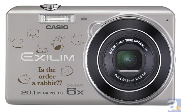 ココアやチノたちツーショットが撮れる！　『ご注文はうさぎですか？？』×CASIO EXILIMのコラボデジカメが登場-6