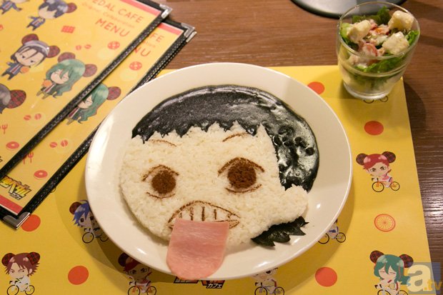 キャラそっくりの料理がずらり！　渋谷パルコで開催中の『弱虫ペダル』コラボカフェレポート-2